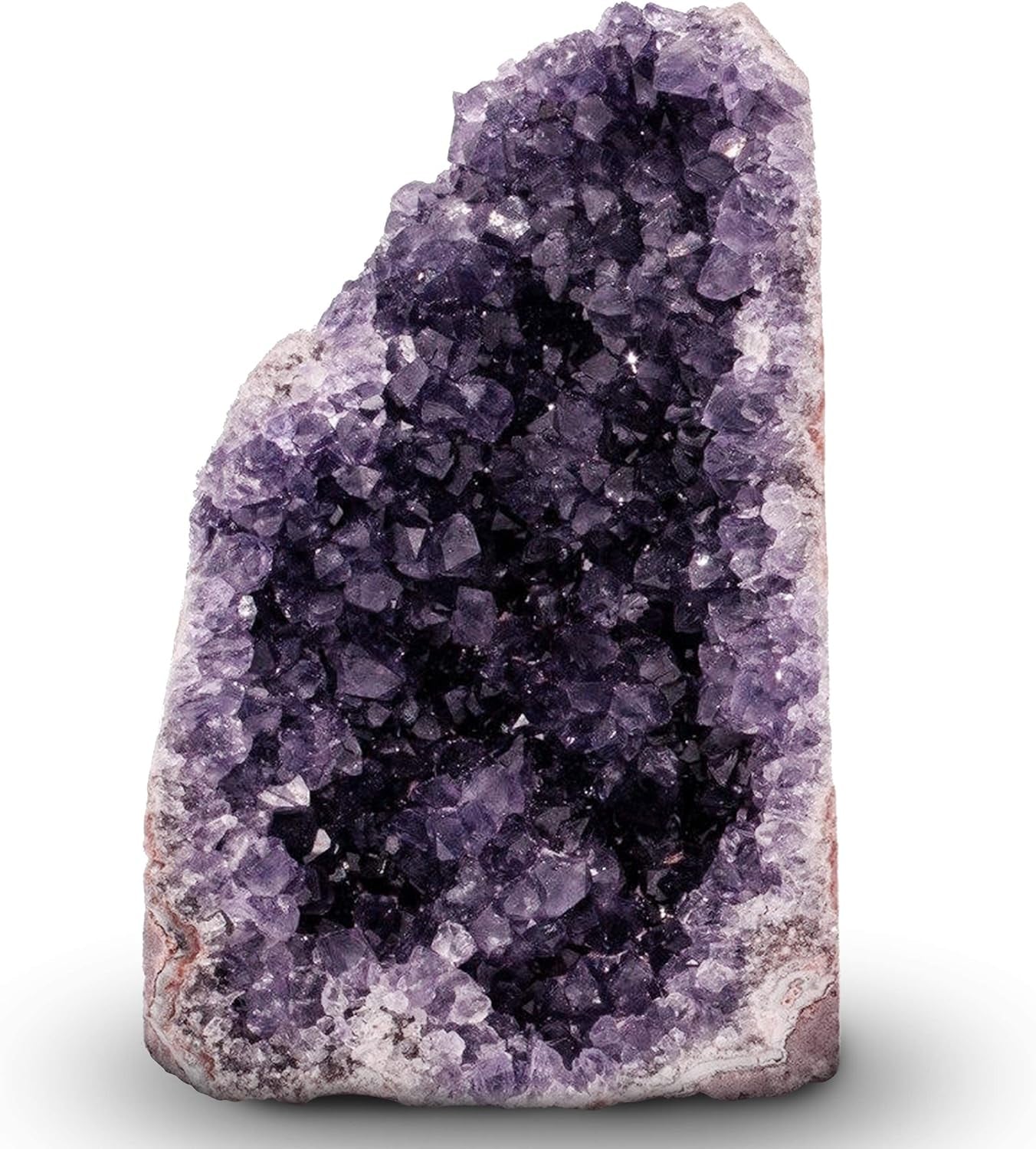 Stunning Natural Amethyst Crystal Clusters - 2 to 3 Lbs, 4" to 7" Tall, Deep Purple Geode Quartz from Uruguay