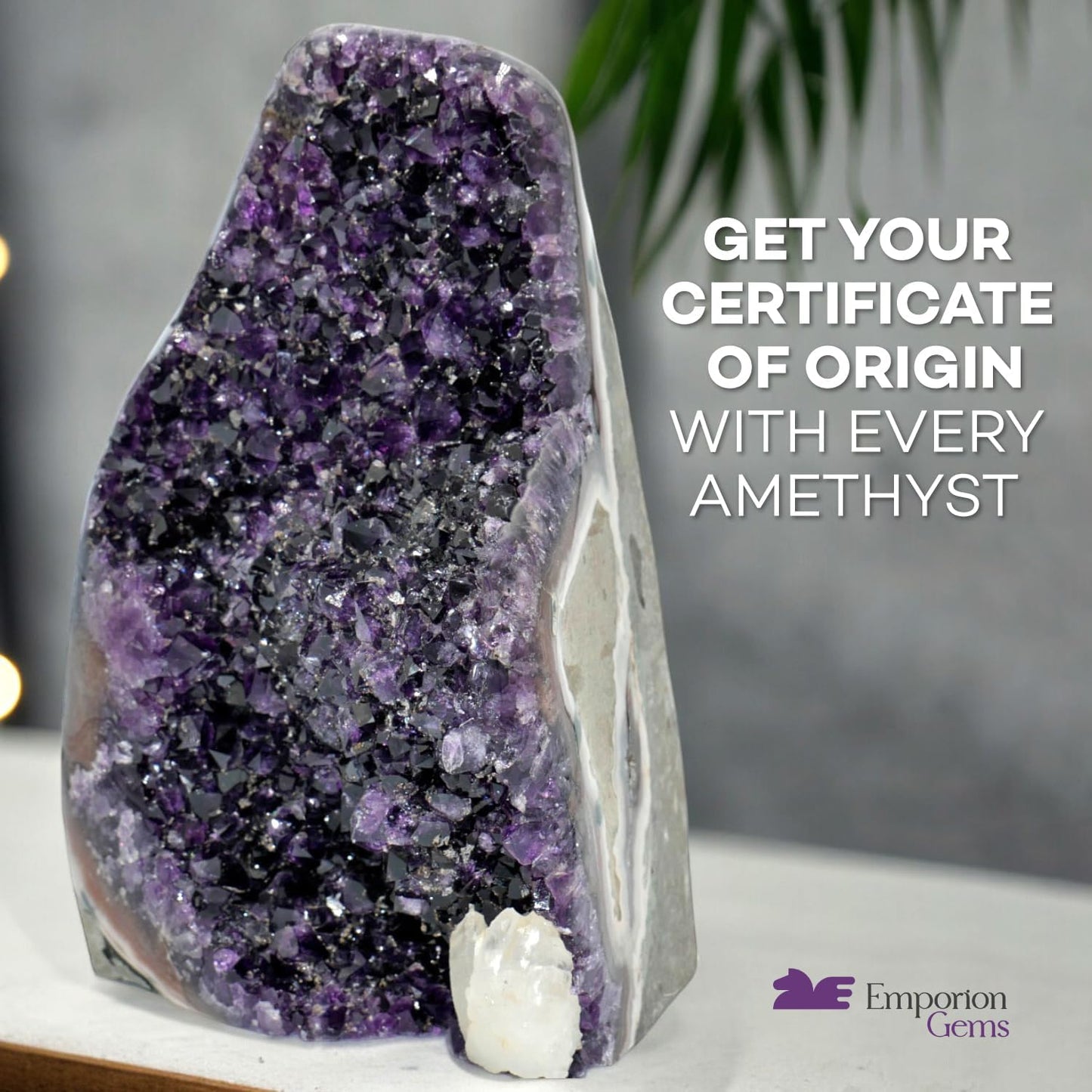 Stunning Natural Amethyst Crystal Clusters - 2 to 3 Lbs, 4" to 7" Tall, Deep Purple Geode Quartz from Uruguay