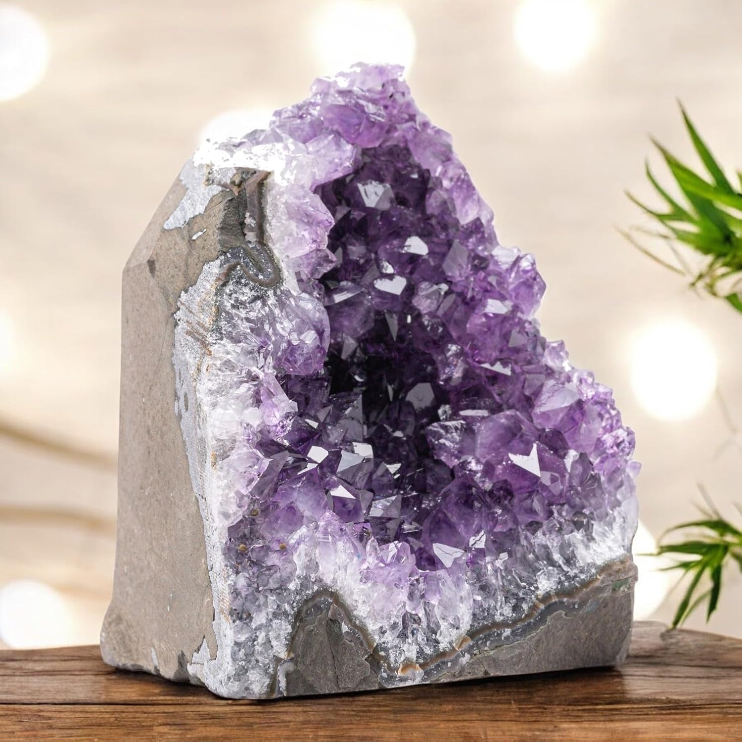 Stunning Natural Amethyst Crystal Clusters - 2 to 3 Lbs, 4" to 7" Tall, Deep Purple Geode Quartz from Uruguay